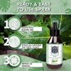 GARTEN GLÜCK Spray Engrais Liquide Naturel - Engrais Pour Feuilles Vertes - Hydratant Et Nourrissant Pour Plante Verte - Engrais Organique - Pour Plantes De Jardin D'interieur Et D'Extérieur, 250 ml