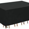 HEIMUNI Housse de Protection Etanche pour Meubles de Jardin, Housse Salon de Jardin Housse de Table Extérieur Bâche de Protection (242 * 162 * 100CM)