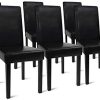 IDMarket - Lot de 6 chaises Hannah Noires pour Salle IDMarket - Lot de 6 chaises Hannah Noires pour Salle à Manger