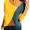 ITISME 2020 Nouveau Mode T-Shirt Femme Tee Shirt Mode Automne ITISME 2020 Nouveau Mode T-Shirt Femme Tee Shirt Mode Automne O-Cou Solide en Maille Ample Et Chaud à Manches Longues Chemisier Grande Taille Tops Blouses Chic S-5XL
