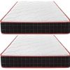 Luxe Lot de 2 Matelas 90x190CM Mousse à mémoire Épaisseur 18 CM Gel Mousse - TEENO