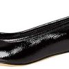 Marque Amazon - find. Mini Heel Leather Ballet, Escarpins femme