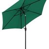 Sekey® 2.7m Parasol inclinable pour Patio Jardin Balcon Piscine Plage Sekey® 2.7m Parasol inclinable pour Patio Jardin Balcon Piscine Plage Rond Sunscreen UV50+ Forêt Verte