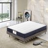TEENO, Matelas 140x190x22cm en Mousse et Ressorts Mousse polyuréthane et 2CM mémoire de Forme (140x190x22cm) (140_x_190_cm, 22)
