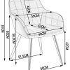 1622030411_51AQIzsnCL._AC_.jpg Chaises de Salle à Manger Lot de 6 Chaises de Loisirs en Velours et métal, Noir