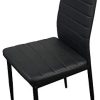 31Mj1jOG8hL._AC_.jpg Lot de Chaises de Salle à Manger, Chaise Moderne 40x47x98cm pour Salle à Manger, Cuisine, Salle de Réunion (6X Noir)