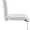 31VfrNXu9SL._AC_.jpg Yaheetech 6 Chaises de Salle à Manger Cuisine Piètement Acier Chromé Revêtement Similicuir 50cm de Hauteur Assise Blanche
