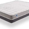 NATURALEX | Carbontech | Matelas 140x200 Cm | Mousse à Mémoire de Forme MemoFresh | Système Carbon Actif Latex | Ergonomique et Antistress | 7 Zones de Confort | Réversible Été/Hiver
