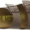 Birkenstock Arizona Birko Flor Nubuck Sandales Grises Pour Hommes