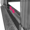 414uJbSrgGL._AC_.jpg TecTake Abri de Jardin, Cabane à Outils, en Métal, avec Fondation, Gris