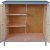 41LUIK2YDL._AC_.jpg Mendler Armoire d'instruments HWC-D56, Placard pour abris de Jardin/Remise à Outils 120x115x55cm - Gris