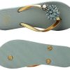 41lkHrHnPL._AC_.jpg AX BOXING Tongs Femme Décorations Florales Sandales Claquette Piscines De Plage Extérieures Intérieures Taille 36-41