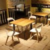 Naturelifestore Lot de 4 chaises modernes pour salle à manger, salle à manger, salon, couleur blanche.