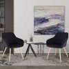 51bvRPQvqZL._AC_.jpg WOLTU Lot de 2 Chaises de Salle à Manger avec accoudoirs, Chaise de Salon Structure en métal et Assise en Velours,Noir BH232sz-2