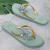 51csVdNh9jL._AC_.jpg AX BOXING Tongs Femme Décorations Florales Sandales Claquette Piscines De Plage Extérieures Intérieures Taille 36-41
