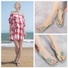51euzwINXRL._AC_.jpg AX BOXING Tongs Femme Décorations Florales Sandales Claquette Piscines De Plage Extérieures Intérieures Taille 36-41
