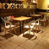 Naturelifestore Lot de 4 chaises modernes pour salle à manger, salle à manger, salon, couleur blanche.