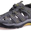 GRITION Sandales de Marche Homme Chaussures de Sport Randonnée Confortable Plage Trekking Bout Fermées Ajustable Été Sandale