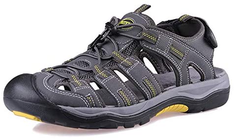 GRITION Chaussures de Randonnée Homme imperméables Chaussures de Trail,Bottes de Marche dhiver de randonnée de Trekking légères et Respirantes,Confortables et Antidérapant 