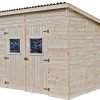 Habrita Abri en Panneaux de Bois 16 mm - Surface Habrita Abri en Panneaux de Bois 16 mm - Surface utile 5,41 m² - Toit monopente - sans Plancher