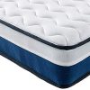 Vesgantti Matelas 26cm Épaisseur Ressorts Ensachés en Mousse Mémoire de Forme Transpirant 7 Zone de Confort CertiPUR-US (Tight Top_Lavande, 140x190)
