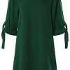311mr3aBCYL._AC_.jpg YOINS Femme Robe Été Mi-Longue Manches Petite Robe Courte Mini Robe Casual Col Rond Décontractée