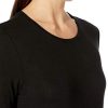 319d4b5TJWL._AC_.jpg Amazon Essentials Robe trapèze à col Rond et Manches Longues Femme