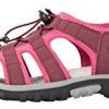 31aXdyyfJL._AC_.jpg Mountain Warehouse Sandales Femmes Trek -Doublure en Néoprène, Chaussures de Plage avec Semelle Durable, Semelle intérieure EVA, Ajustables-pour la Marche et la Plage