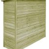 vidaXL Bois de Pin Imprégné Abri à Outils de Jardin Remise pour Outils Cabane