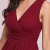 41795vBKj3S._AC_.jpg Ever-Pretty A-Line Robe de Soirée au Genou en Double V-col Classique Femme 03989