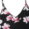 ZANZEA Robe Longue Femme Soiree Robe Été Boheme Impression Floral Chic Robe de Plage Grand Taille sans Manches Robes Chic Pas Cher