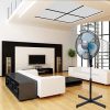 41Ft735MmYL._AC_.jpg ARDES AR5EA40P Ventilateur sur pieds, Noir/Bleu, Base ampia