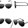VVA Lunette de soleil Homme Polarisées Aviateur Polarisées Lunettes de soleil Hommes Unisexe UV400 Protection By V101