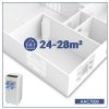 41XaHf9KnXL._AC_.jpg Bestron Climatiseur 3 en 1: climatisation, ventilation et déshumidification, Avec télécommande, 24 h d'utilisation en continu max.