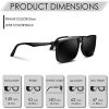 41XqAlF6R3L._AC_.jpg CHEREEKI Lunette de Soleil Polarisées pour Hommes et Femme Protection UV400,Lumière et Mode