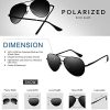 VVA Lunette de soleil Homme Polarisées Aviateur Polarisées Lunettes de soleil Hommes Unisexe UV400 Protection By V101