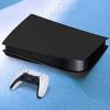 PS5 Palette Couverture de PS5 Console, Faceplate Rigide Antichoc Shell pour Console Playstation 5, Housse de PS5 Anti-Rayures Coque de Plaque de Remplacement pour Sony PS5 Console Disc Edition - Noir