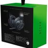 Razer Kraken - Casque de Jeu Filaire Multiplateforme pour PC, PS4, Xbox One et Commutateur, Diaphragme de 50 mm, Câble de 3,5 mm avec Commandes de Ligne - Noir