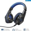 Trust Gaming Casque Gamer PS4 et PS5 GXT 404B Rana Casque Micro pour Consoles Playstation 4 et 5, Filaire, avec Jack 3.5 mm, Microphone Repliable, Câble de 1 m - Bleu