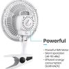 41uOC6h7tS._AC_.jpg Pro Breeze Mini Ventilateur à Pince - 2 Vitesses, 15 cm - Petit, Portable, Silencieux - pour Maison, Table, Bureau