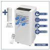 41uSYTiKbGL._AC_.jpg Bestron Climatiseur 3 en 1: climatisation, ventilation et déshumidification, Avec télécommande, 24 h d'utilisation en continu max.