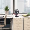 Bestron Ventilateur de table oscillant, Hauteur : 35,5 cm, Ø 27 cm, 30 W, Noir