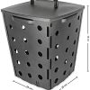 41wUVS9zHS._AC_.jpg Composteur de Jardin 17 L - Bac à Compost pour Déchets organiques - Fabrication Engrais 100% Naturel - 35 x 28 x 28 cm - Plastique - Gris