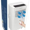 41wUXZSQdVL._AC_.jpg Bestron Climatiseur 3 en 1: climatisation, ventilation et déshumidification, Avec télécommande, 24 h d'utilisation en continu max.