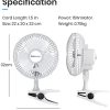 41y8et36G7S._AC_.jpg Pro Breeze Mini Ventilateur à Pince - 2 Vitesses, 15 cm - Petit, Portable, Silencieux - pour Maison, Table, Bureau