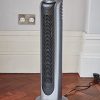 Bionaire - BT19 - colonne ventilateur - modèle à oscillation avec télécommande et minuterie - hauteur 74 cm - argent/noir
