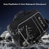 Sac PS5, Housse Transport pour Sony PS5 Console Disc/Digital Edition et Manette, Sacoche Protection Étui Transport pour Playstation 5 Manette Cartes de Jeu HDMI et PS5 Accessoires