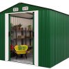 51THo3FKHtL._AC_.jpg Deuba Abri de Jardin en métal - cabane cabanon Rangement Outils Jardin Bricolage 14,65m³