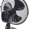 Bestron Ventilateur de table oscillant, Hauteur : 35,5 cm, Ø 27 cm, 30 W, Noir