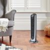 Bionaire - BT19 - colonne ventilateur - modèle à oscillation avec télécommande et minuterie - hauteur 74 cm - argent/noir